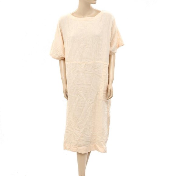 Free People Dresses & Skirts - Free People Endless Summer Midi Dress Kaftan Kimono Cotton Oversized M